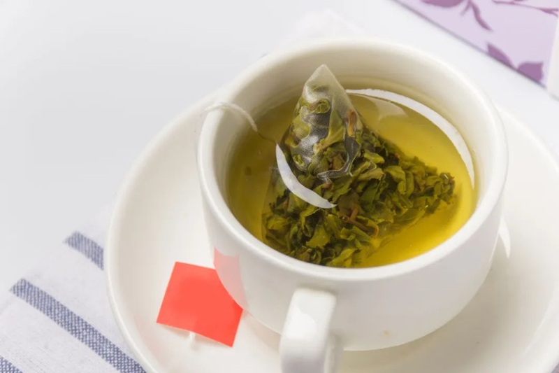 triangle tea bag