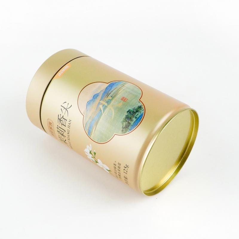 Cheap A Tin Can Factory - Custom Printing Design Metal Tea tin can TTC-012 – Jiayi detail pictures