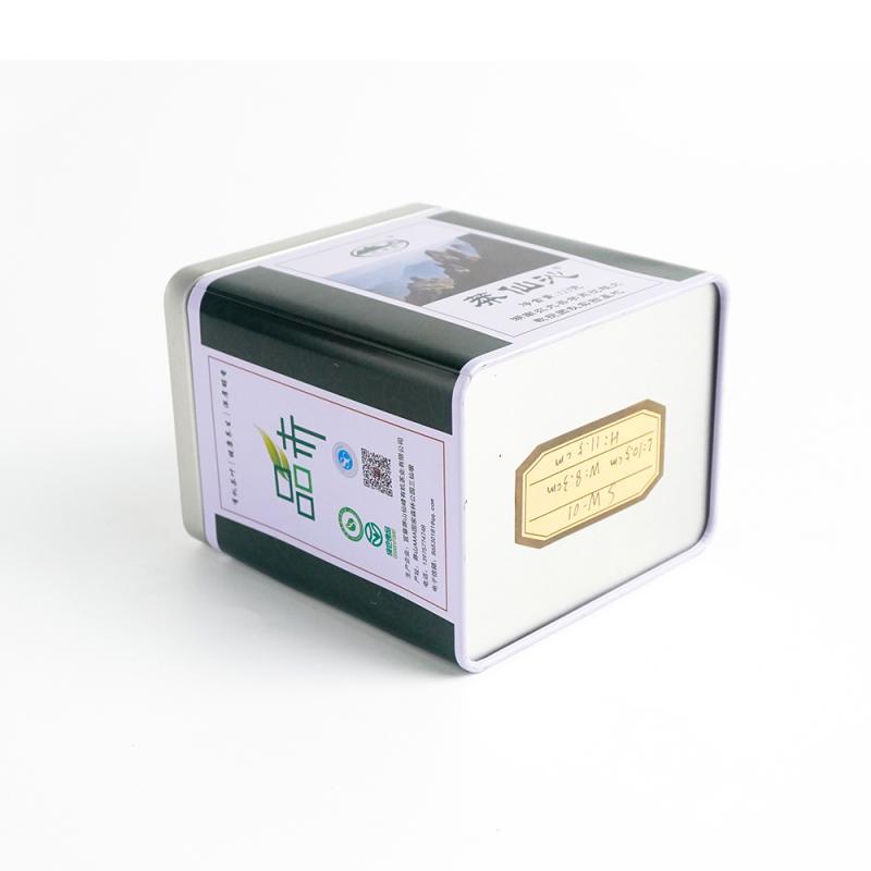 OEM China A Tin Can Factories - Decorative Empty Square Aluminum Tea tin can TTB-019 – Jiayi detail pictures