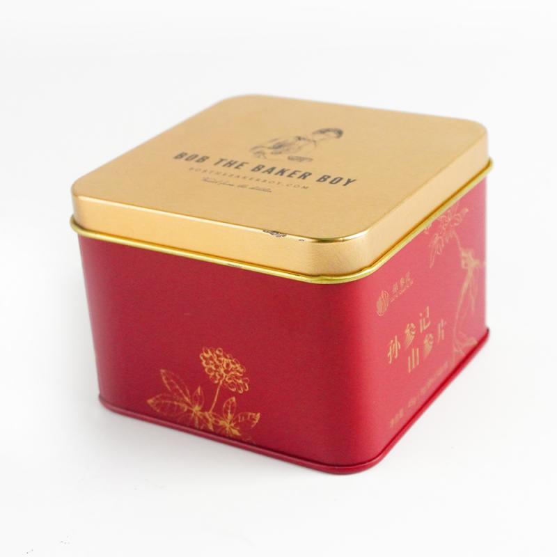 OEM China Tin And Can Suppliers -Decorative Square Tea tin can TTB-007 – Jiayi detail pictures