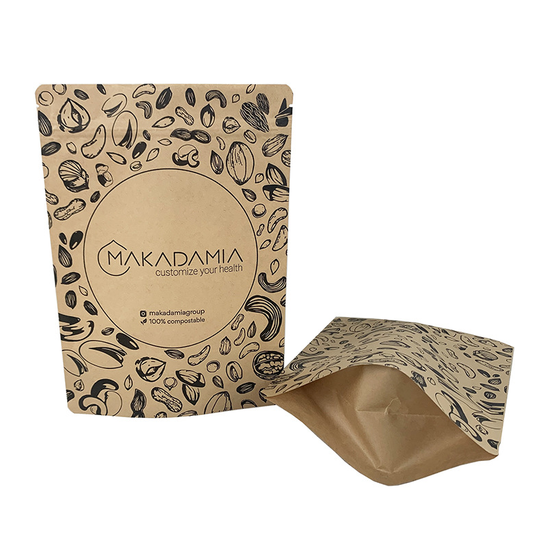 ODM Custom Spoon Coffee Manufacturer - 100% Compo Stable Biodegradable Stand Up Tea PouchModel: Btp-01 – Jiayi detail pictures